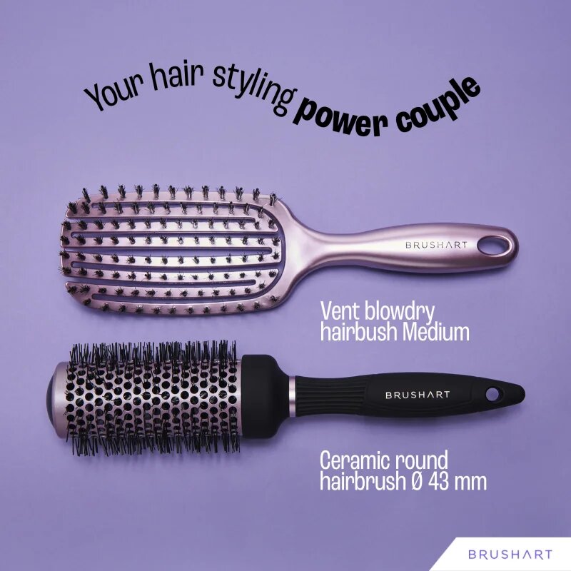 BrushArt Hair Hairbrush set darilni set za toplotno oblikovanje las
