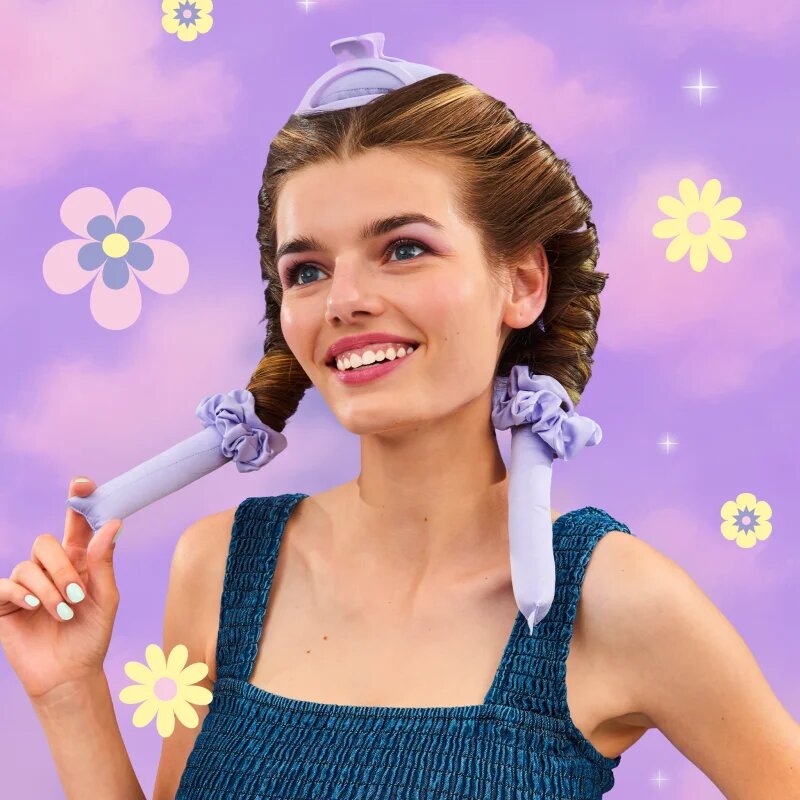BrushArt Hair Heatless hair curling set set za kodranje las Daisy Dreams