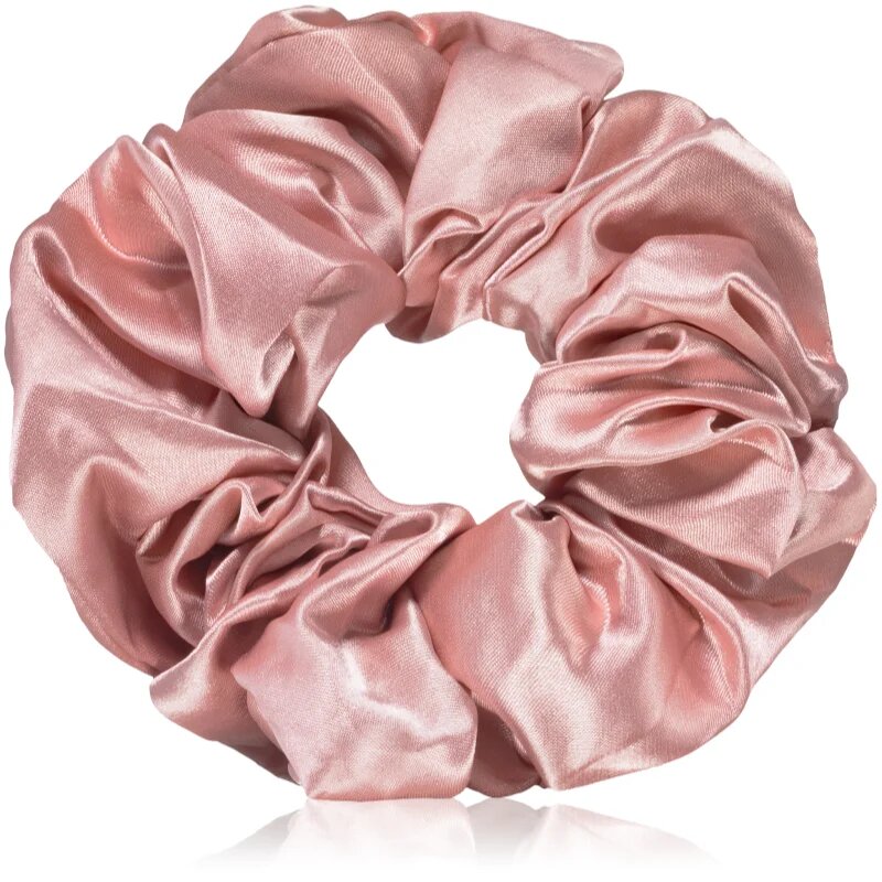 BrushArt Hair Large satin scrunchie set elastike za lase Pink & Violet
