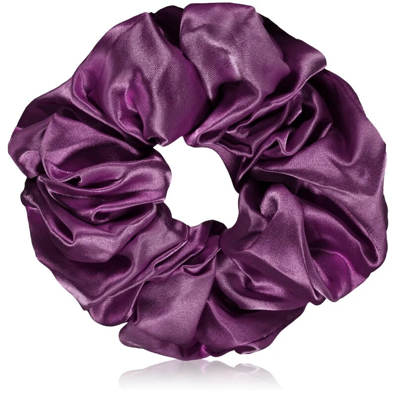 BrushArt Hair Large satin scrunchie set elastike za lase Pink & Violet