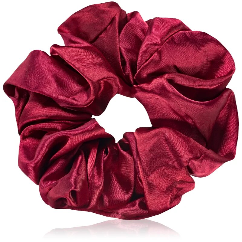 BrushArt Hair Large satin scrunchie set elastike za lase Red & Blue