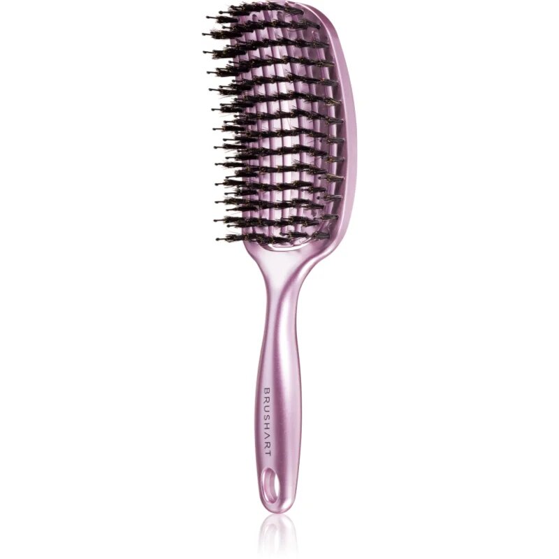 BrushArt Hair Vent blowdry hairbrush with boar bristles krtača za lase z najlonskimi in prašičjimi ščetinami Medium 1 kos