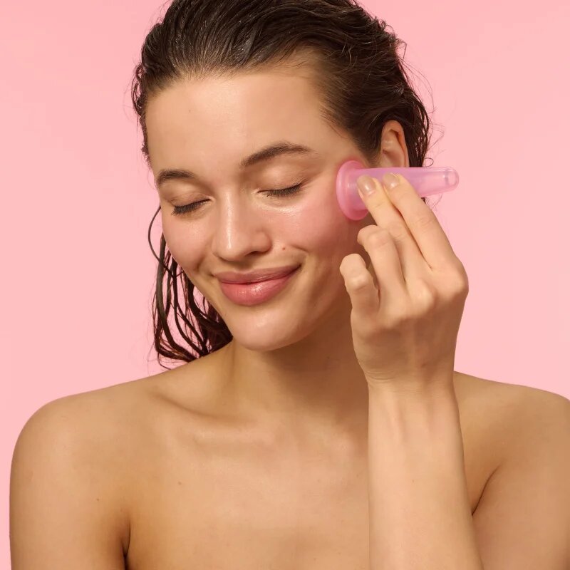 BrushArt Home Salon Facial cupping set komplet ventuz za obraz