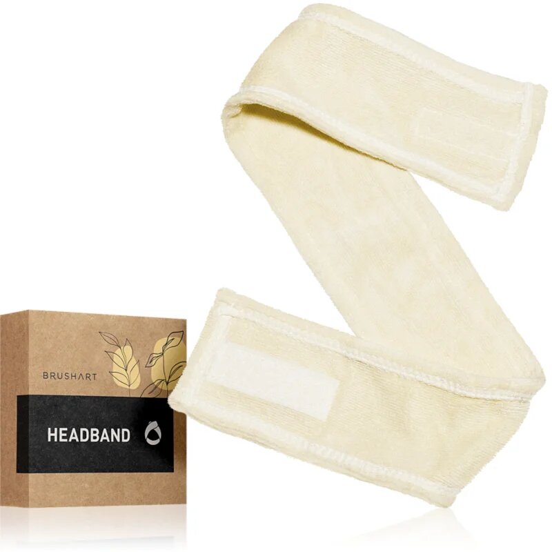 BrushArt Home Salon Headband kozmetični trak za glavo Cream 1 kos