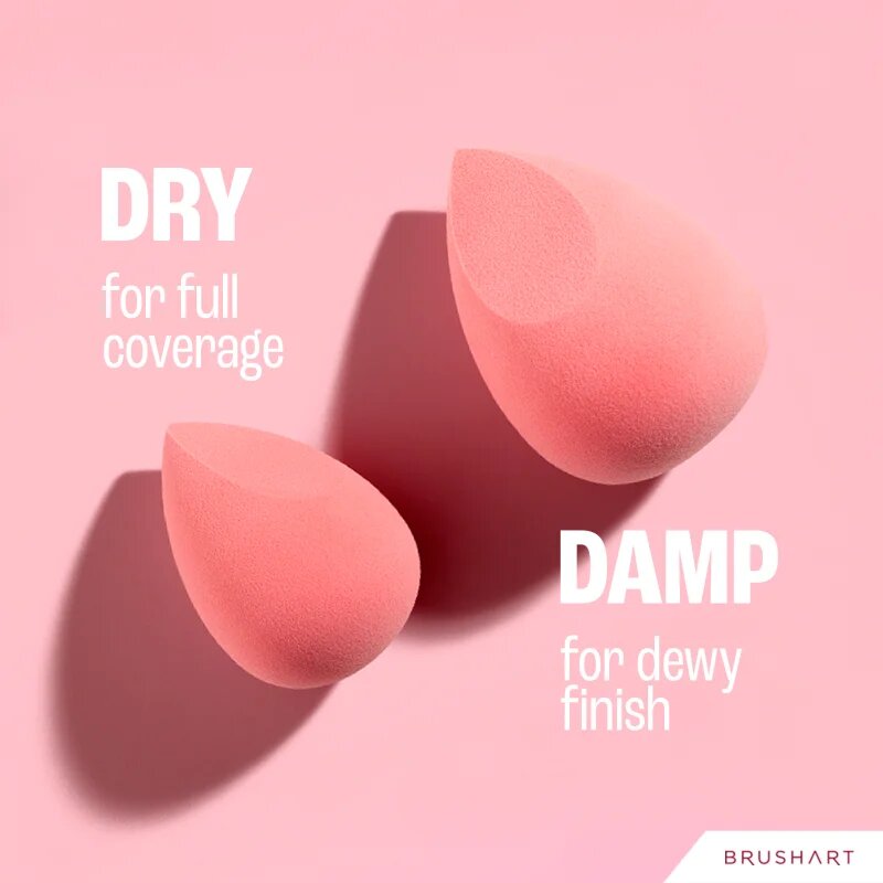 BrushArt Make-up Sponge Basic precizna gobica za tekoči puder 1 kos