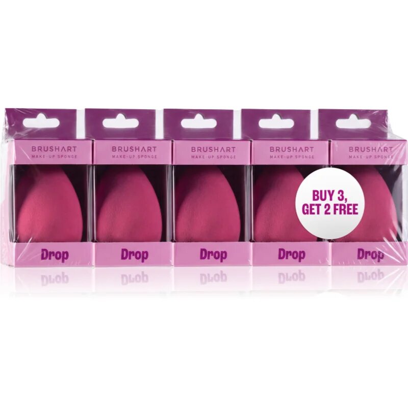 BrushArt Make-up Sponge Drop Multi-pack gobica za tekoči puder 5 kos