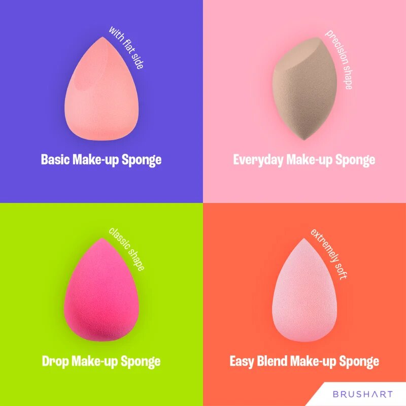 BrushArt Make-up Sponge Everyday precizna gobica za tekoči puder 1 kos