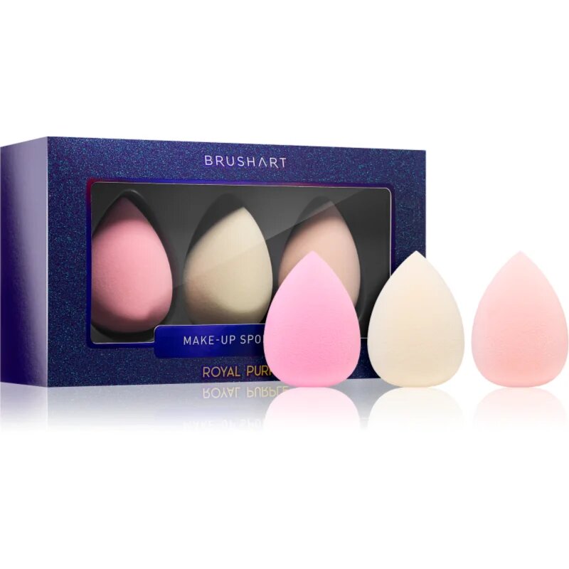 BrushArt Make-up Sponge Set gobica za tekoči puder ROYAL PURPLE