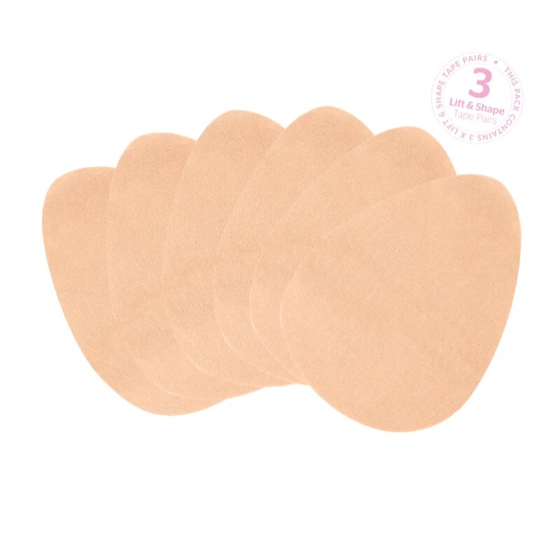 Brushworks Assorted Complexion samolepilni trak za prsi 3 kos