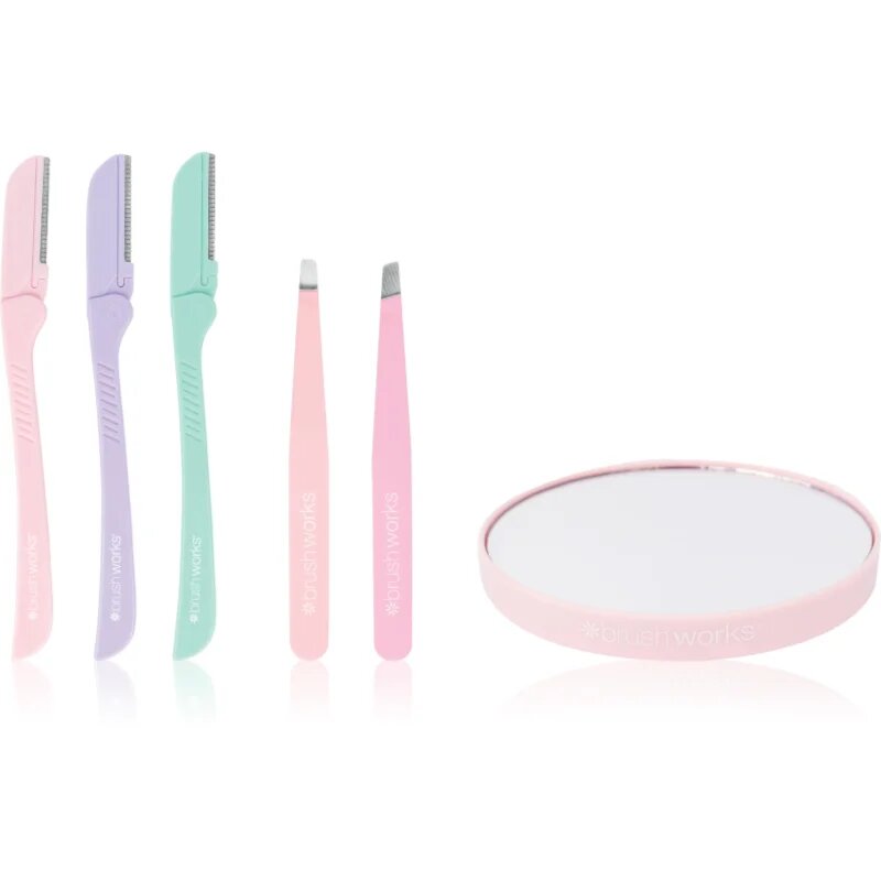 Brushworks Brow Shaping Set set za popolne obrvi