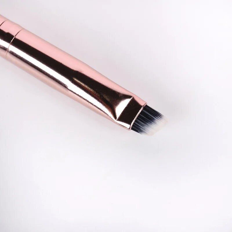Brushworks Double Ended Brow Brush čopič za oblikovanje obrvi s krtačko 1 kos