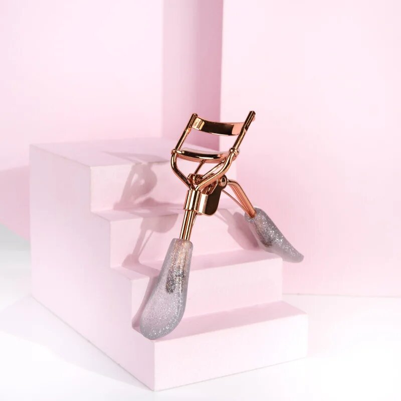 Brushworks Eyelash Curler Glitter klešče za trepalnice 1 kos