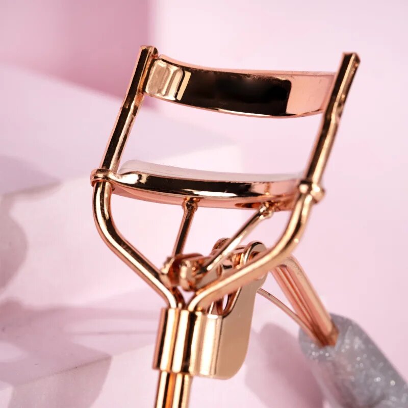Brushworks Eyelash Curler Glitter klešče za trepalnice 1 kos