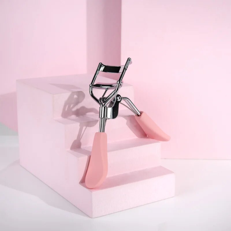 Brushworks Eyelash Curler Pink klešče za trepalnice 1 kos