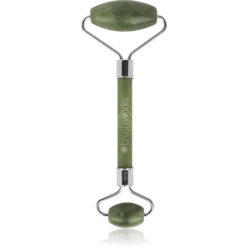 Brushworks HD Jade Roller valjček za masažo za obraz in oči 1 kos