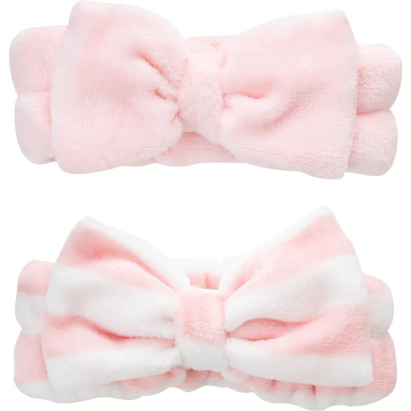 Brushworks Makeup Headbands kozmetični trak za glavo s pentljo
