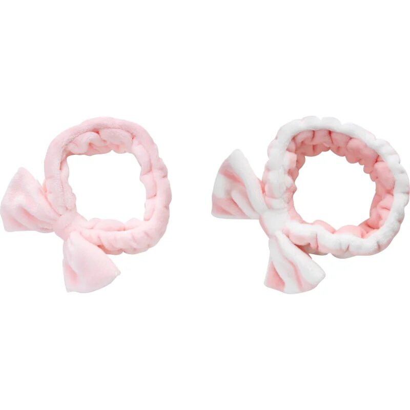 Brushworks Makeup Headbands kozmetični trak za glavo s pentljo