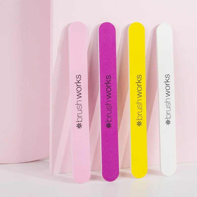 Brushworks Nail Files Coloured set pilic za nohte