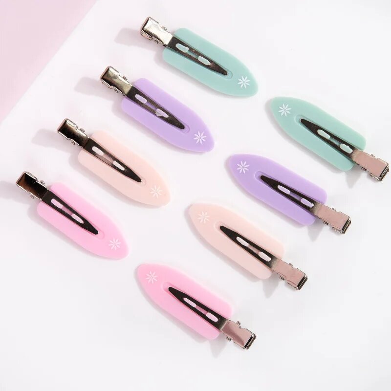 Brushworks No Crease Clips sponke za lase Pastel