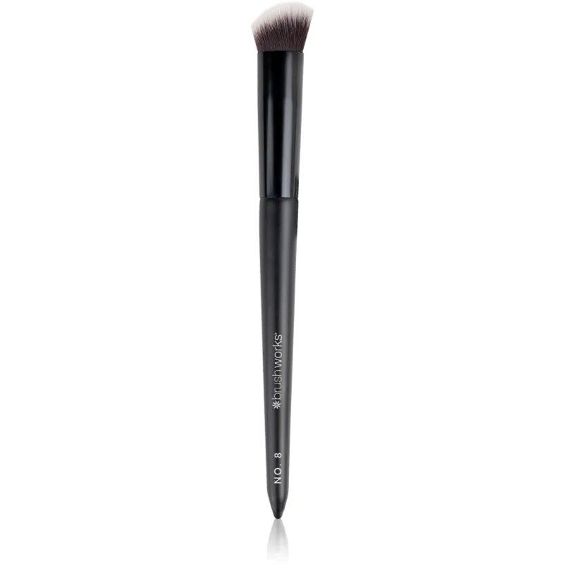 Brushworks Precise Angled Concealer Buffing Brush čopič za korektor vrsta NO. 8 1 kos
