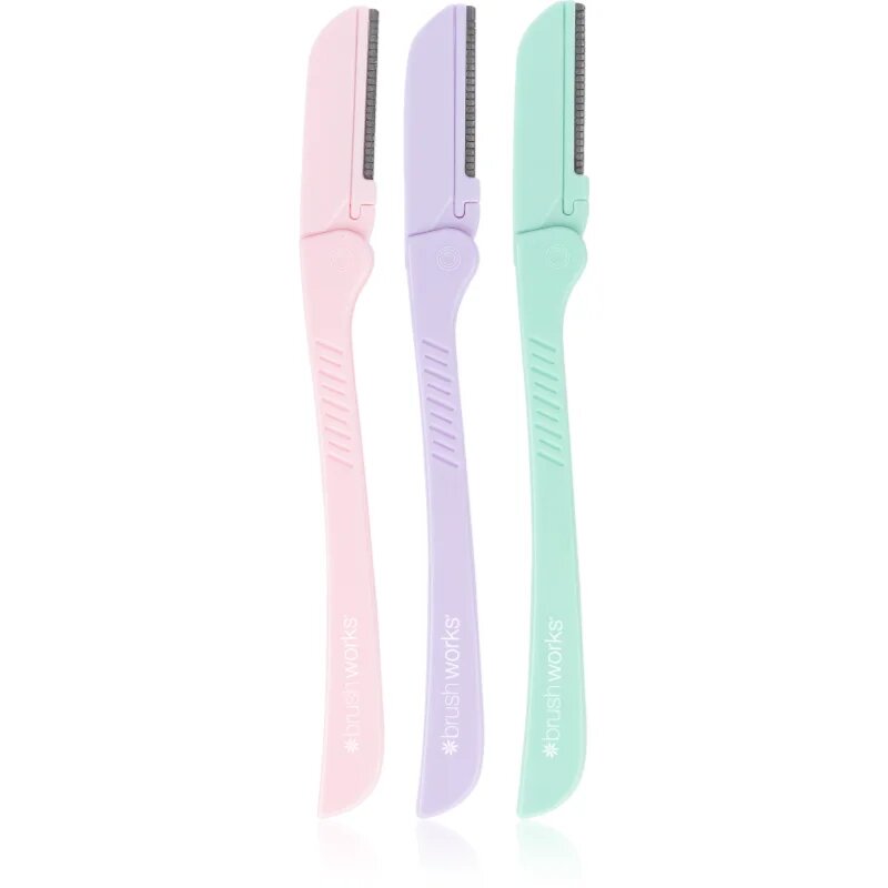 Brushworks Precision Eyebrow Razor Pastel britev za obrvi