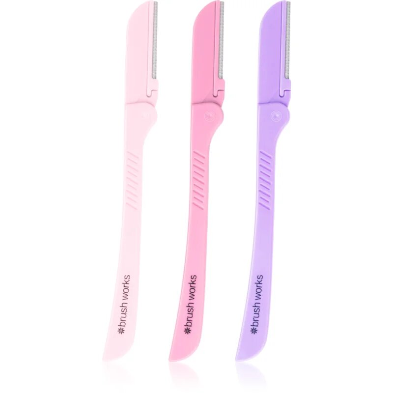 Brushworks Precision Eyebrow Razors Mixed britev za obrvi