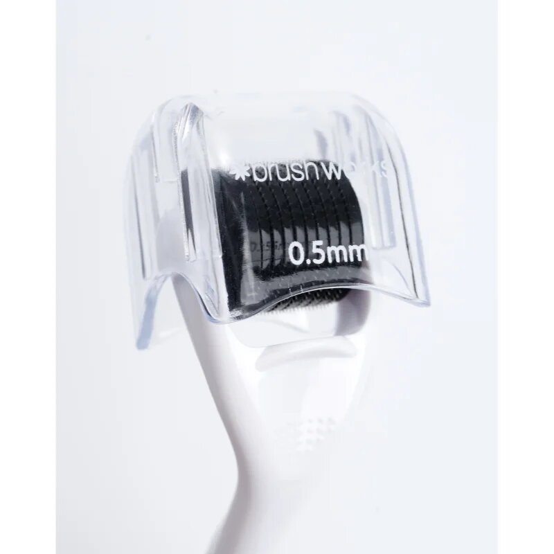 Brushworks Progression Micro Needle Derma Roller mikroiglični aplikator za obraz 05 mm 1 kos