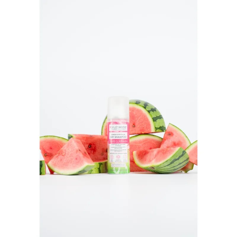 Brushworks Refresh & Revitalise Watermelon Dry Shampoo suhi šampon 50 ml