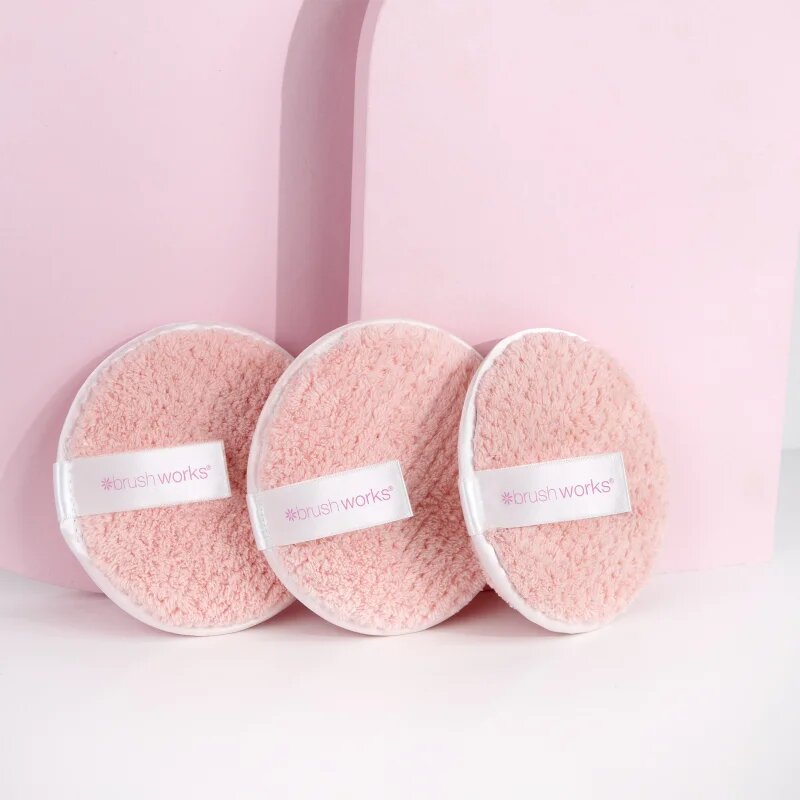Brushworks Reusable Makeup Remover Pads pralne blazinice za odstranjevanje ličil 3 kos