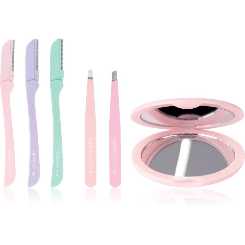 Brushworks Sculpt & Shape Set set za popolne obrvi za ženske