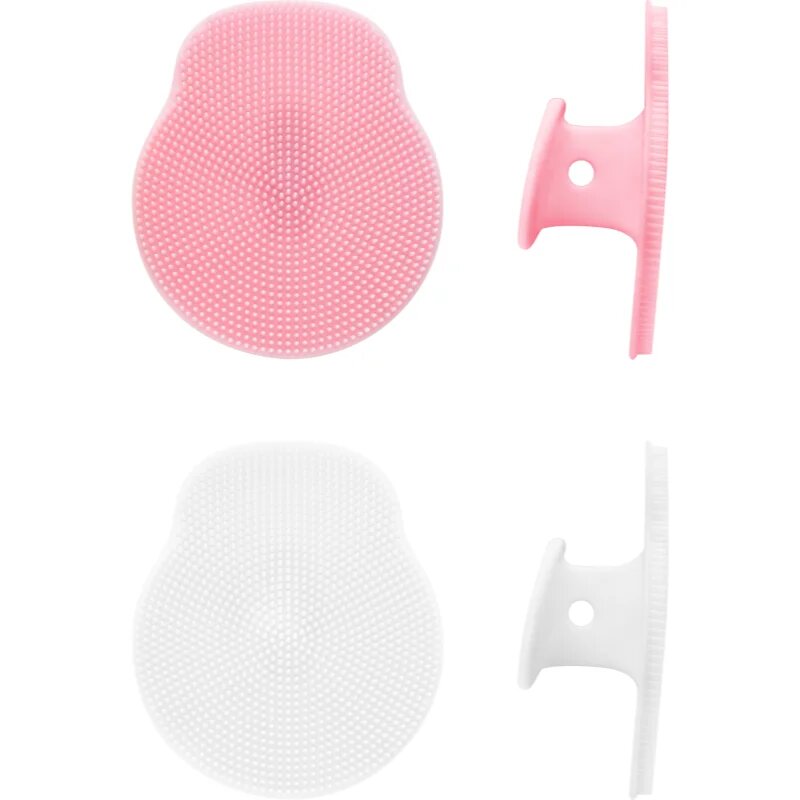 Brushworks Silicone Cleansing Pads eksfoliacijske čistilne blazinice 2 kos