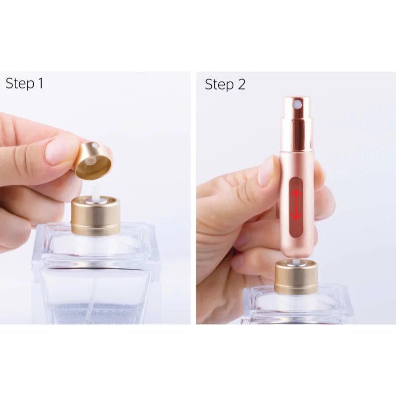 Brushworks Travel Atomiser polnilno razpršilo za parfum 1 kos