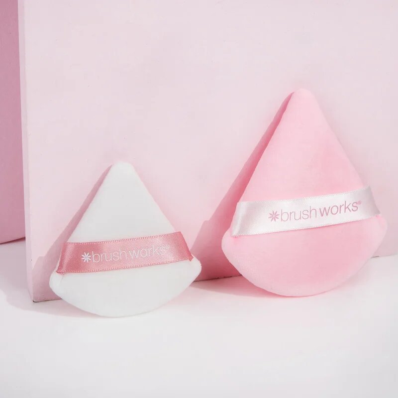 Brushworks Triangular Powder Puff Duo blazinica