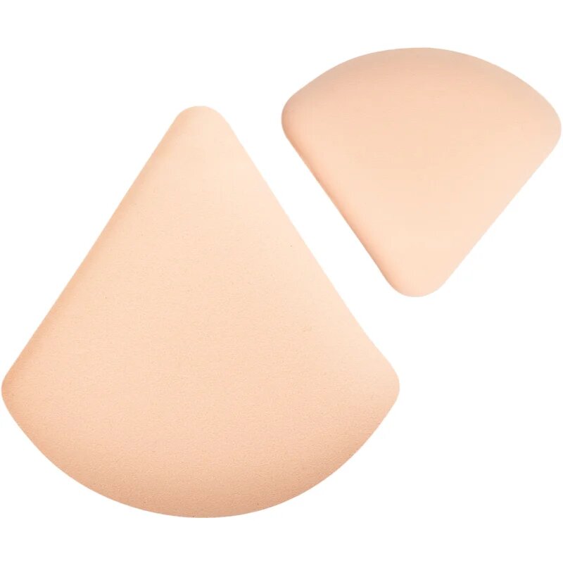 Brushworks Triangular Powder Puff Duo penasti aplikator za tekoči puder