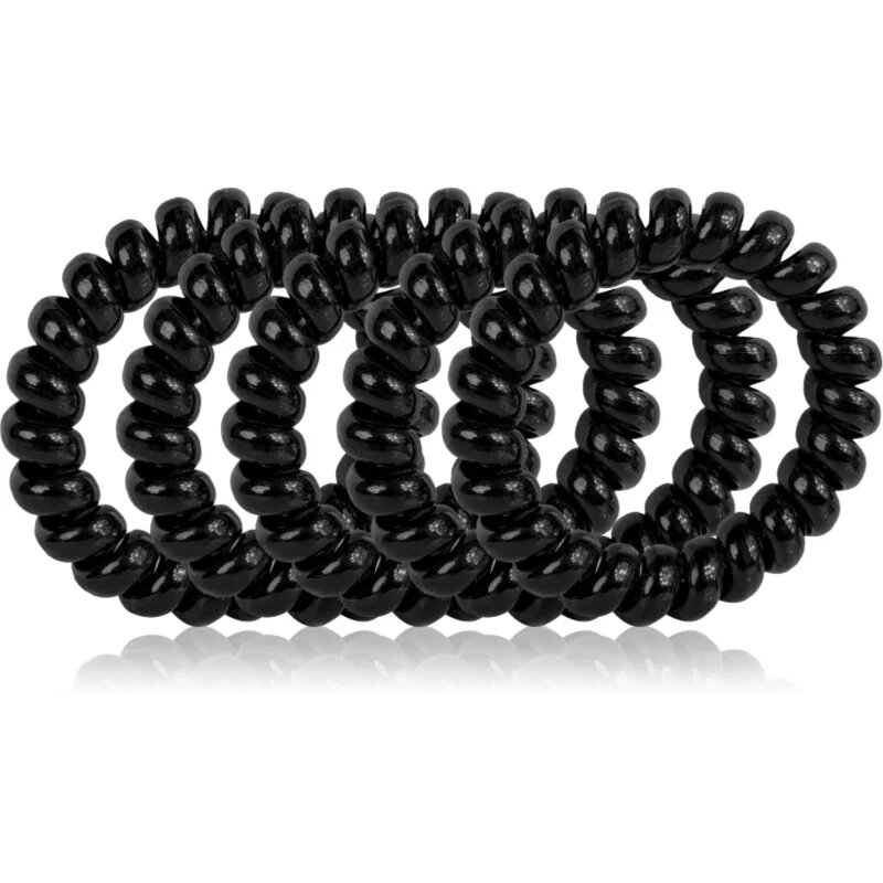 Brushworks Wonder Bobble elastike za lase Black 5 kos