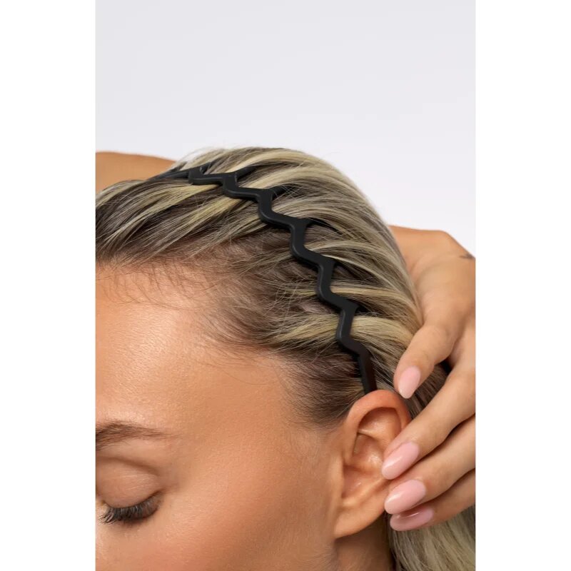 Brushworks Zig Zag Headbands obroč za lase 3 kos