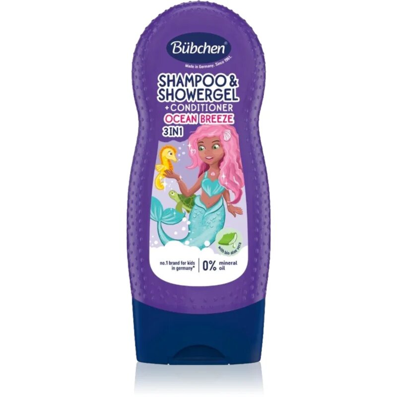 Bübchen Kids Ocean Beauty 3 v 1 šampon balzam in gel za prhanje za otroke 230 ml