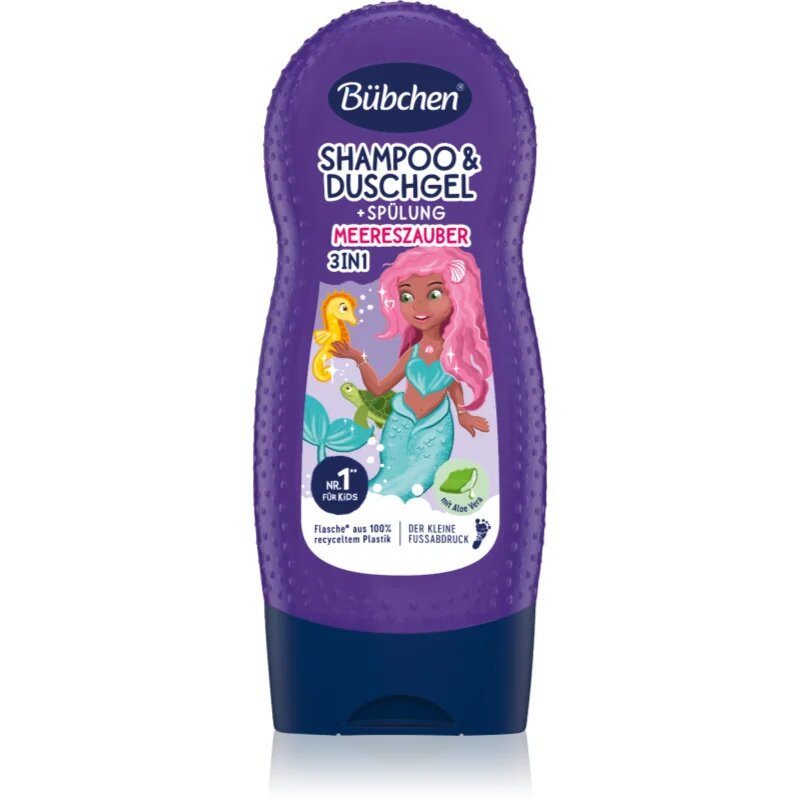 Bübchen Kids Shampoo & Shower Gel & Conditioner šampon balzam in gel za prhanje 3v1 230 ml