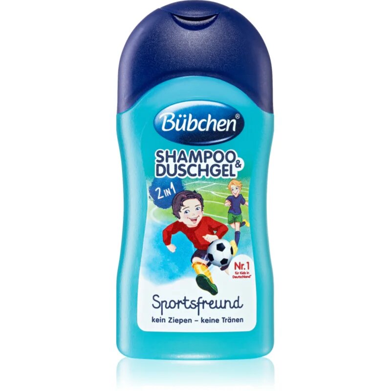 Bübchen Kids Shampoo & Shower II šampon in gel za prhanje 2v1 potovalno pakiranje Sport´n Fun 50 ml