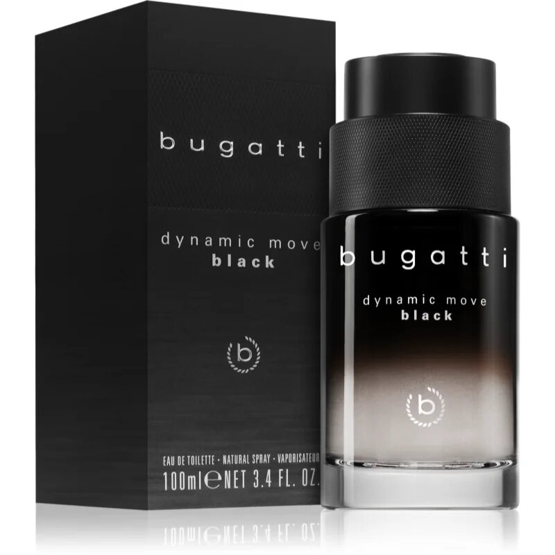 Bugatti Dynamic Move Black toaletna voda za moške 100 ml
