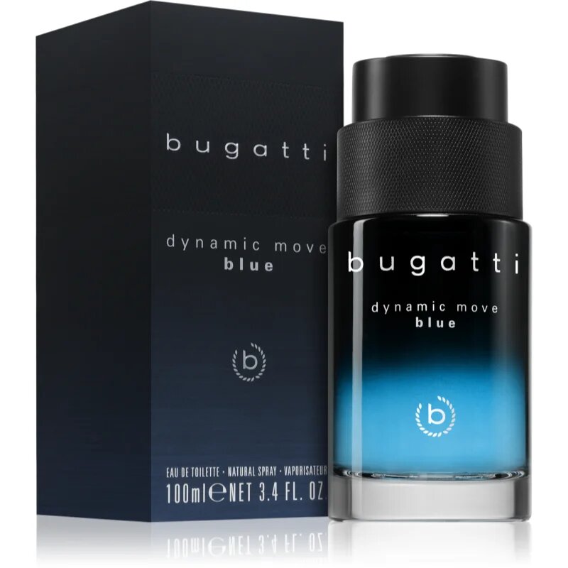 Bugatti Dynamic Move Blue toaletna voda za moške 100 ml