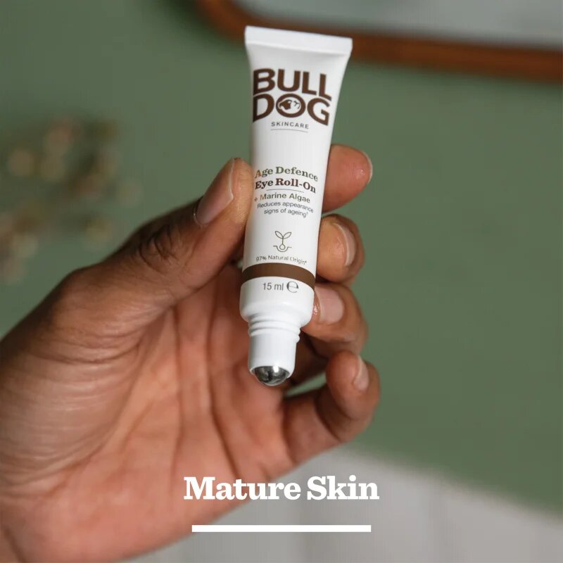 Bulldog Age Defence Eye Roll-On krema proti gubam za predel okoli oči za moške 15 ml