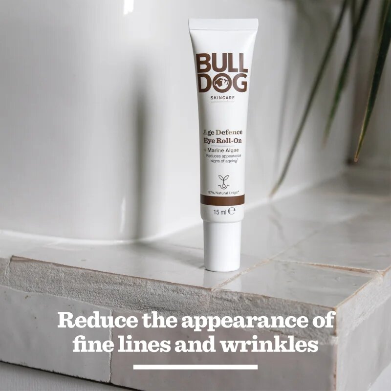 Bulldog Age Defence Eye Roll-On krema proti gubam za predel okoli oči za moške 15 ml