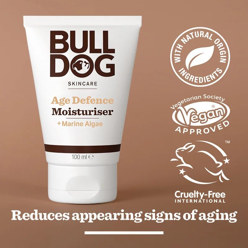 Bulldog Age Defence Moisturizer krema proti gubam z vlažilnim učinkom 100 ml