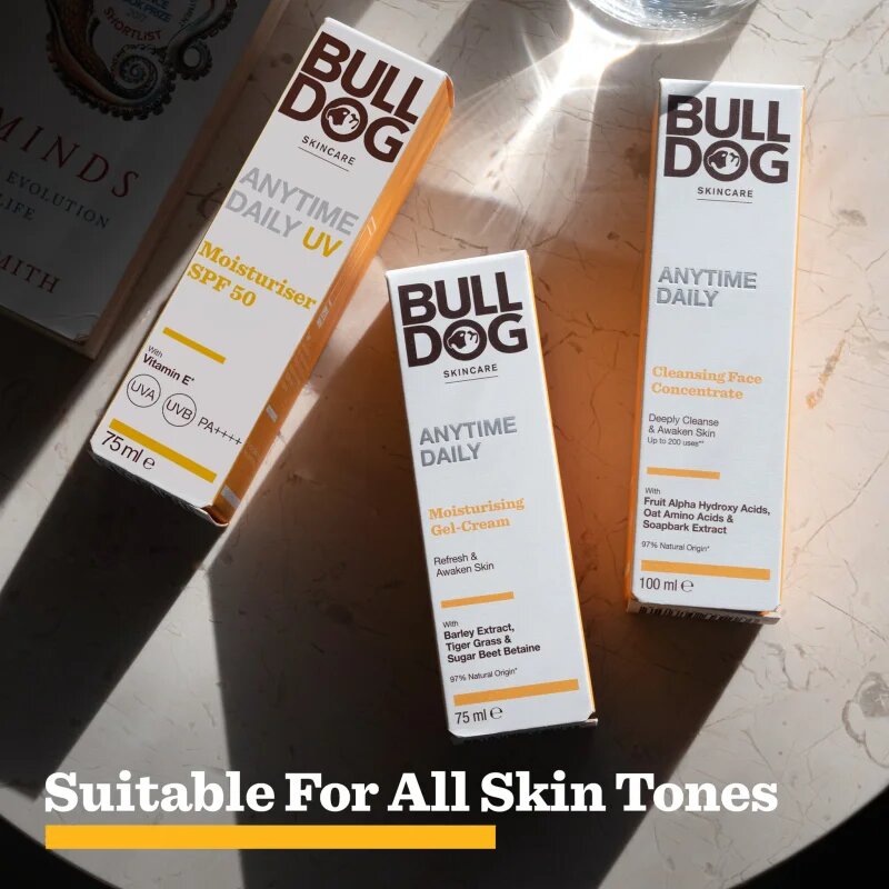 Bulldog Anytime Daily UV Moisturiser vlažilna krema SPF 50 75 ml