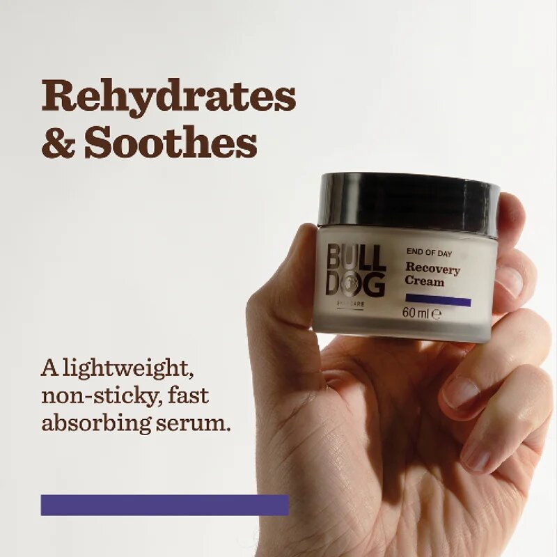 Bulldog End of Day Recovery Cream nočna regeneracijska krema 60 ml