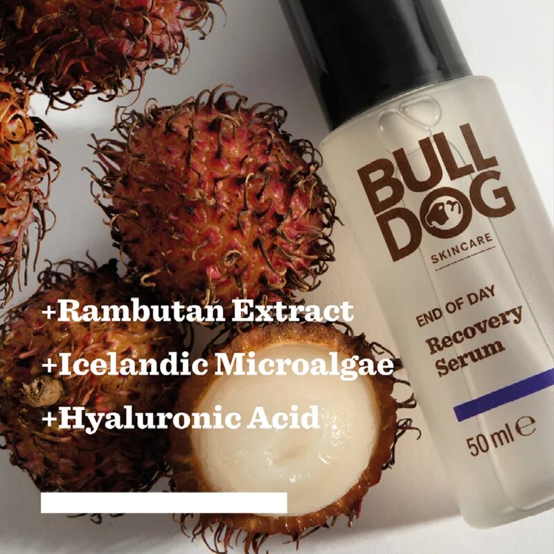 Bulldog End of Day Recovery Serum regeneracijski serum za obraz za noč 50 ml