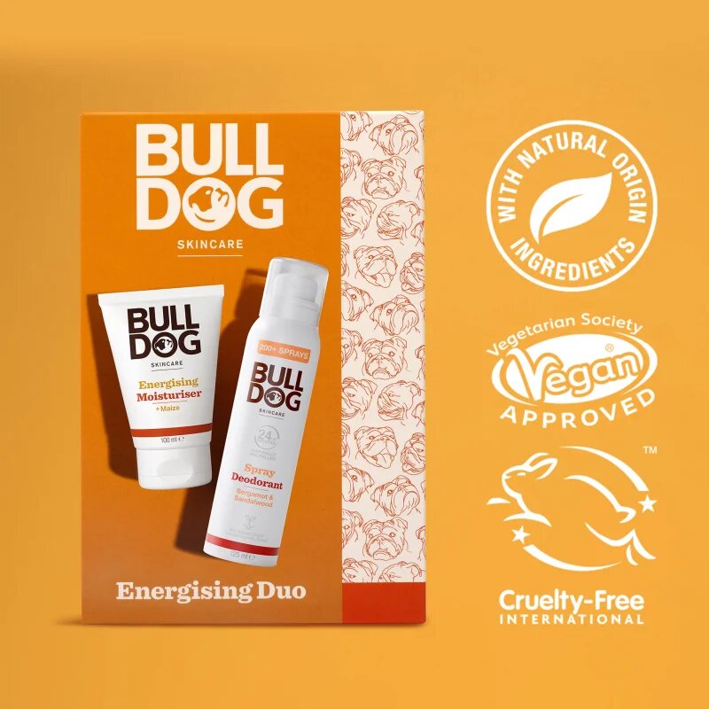 Bulldog Energising Duo darilni set za telo in obraz