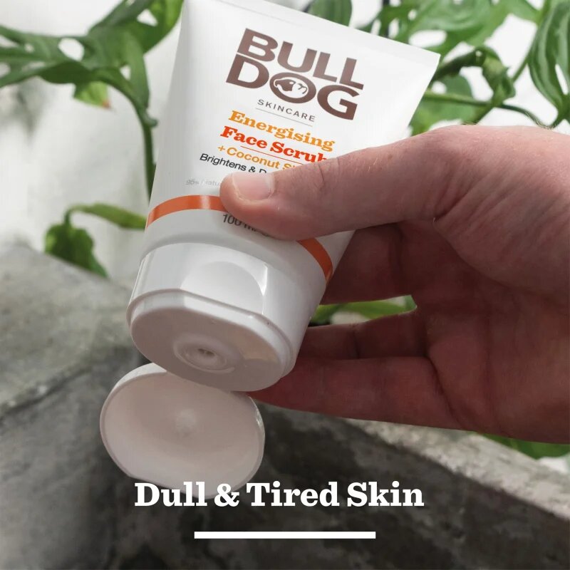 Bulldog Energising Face Scrub osvežilni piling za obraz za moške 125 ml