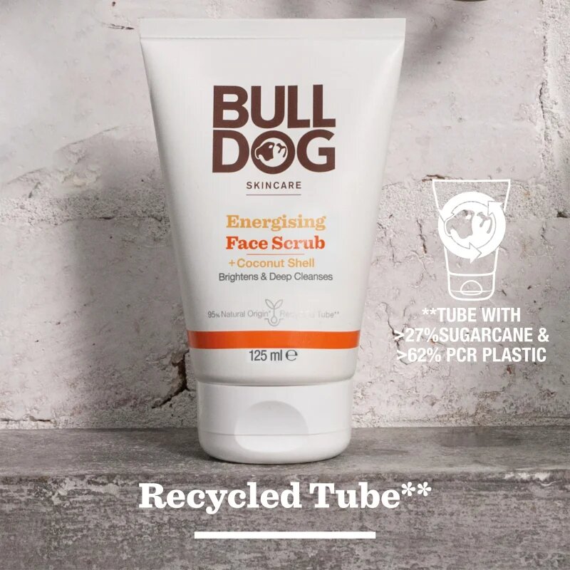 Bulldog Energising Face Scrub osvežilni piling za obraz za moške 125 ml